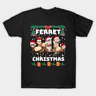 Ferret - Christmas T-Shirt